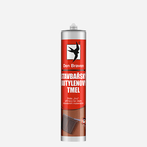 Stavbařský butylenový tmel, kartuše 310 ml, bílý