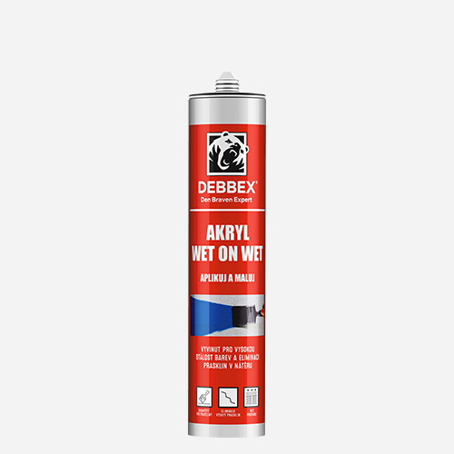 Malířský tmel Wet on Wet, kartuše 310 ml, bílá