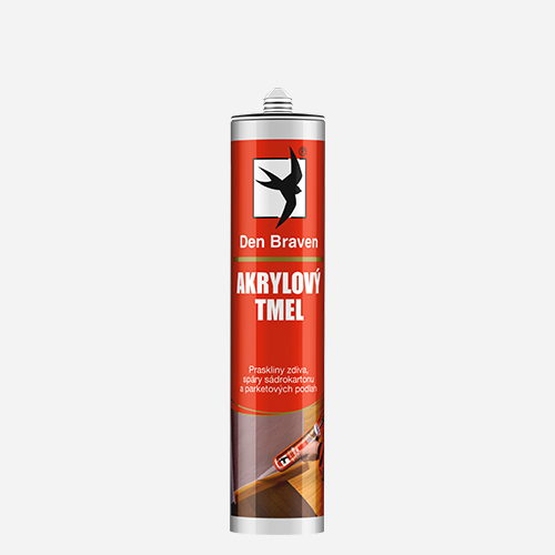 Akrylový tmel, kartuše 310 ml, hnědá