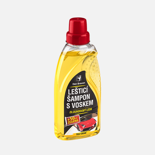 Leštící šampon s voskem, láhev 450 ml + 50 ml zdarma