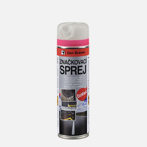 Značkovací sprej, sprej 500 ml, červená