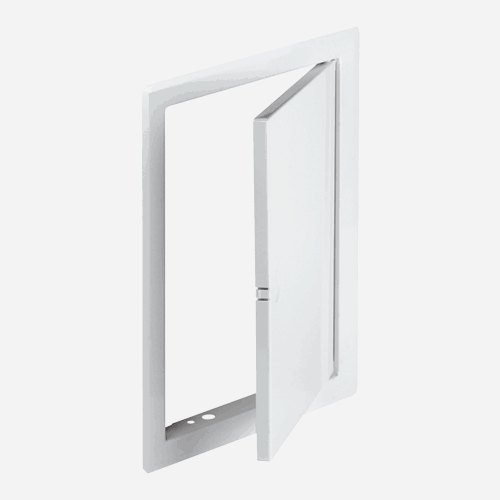 Revizní dvířka KOV, 150 mm x 200 mm, bílá