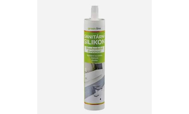 Sanitární silikon Green line, kartuše 280 ml, bílý