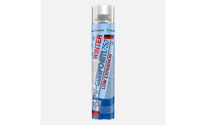 Nízkoexpanzní pěna WINTER, pistolová dóza 750 ml, zelená