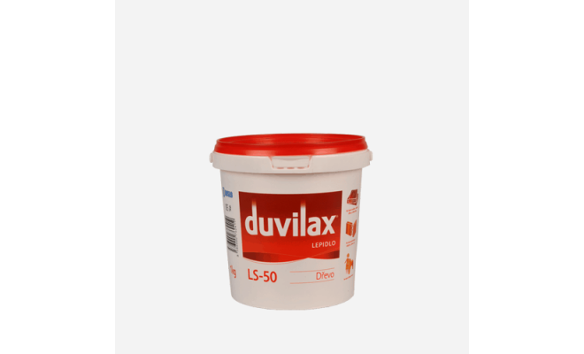 Duvilax LS-50 lepidlo na dřevo D2, kelímek 1 kg, bílá