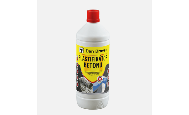Plastifikátor betonů, láhev 1 litr