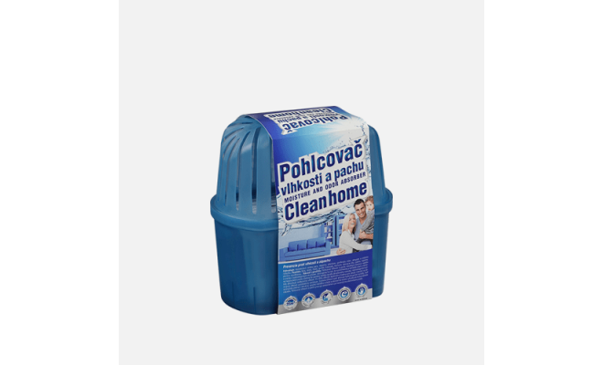 Pohlcovač vlhkosti a pachu CLEANHOME, 450 g, náhradní náplň