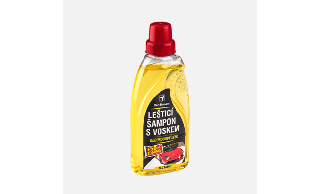 Leštící šampon s voskem, láhev 450 ml + 50 ml zdarma