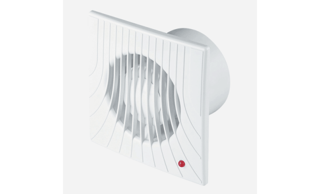 Ventilátor axiální s doběhem , Ø100, bílý