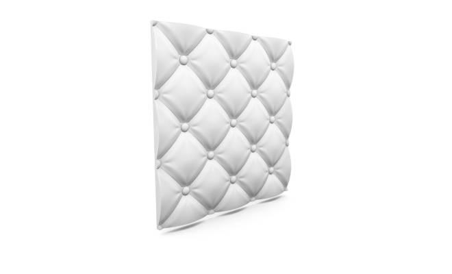 Stěnový panel 3D efekt přetíratelný - vzor POLŠTÁŘ  60x60cm