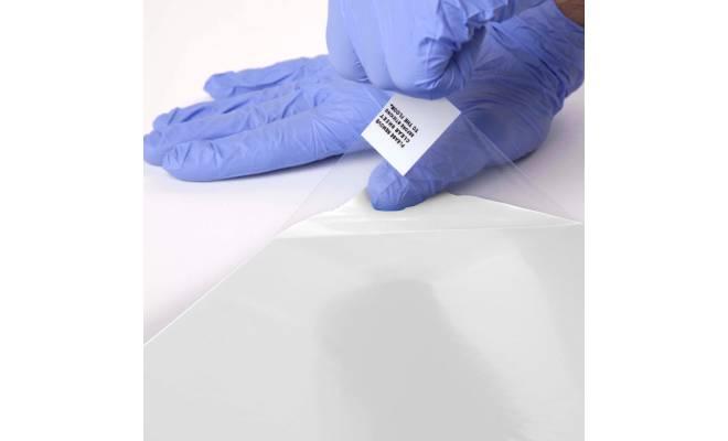Bílá lepící dezinfekční dekontaminační rohož Sticky Mat, FLOMA - délka 45 cm a šířka 115 cm - 60 listů