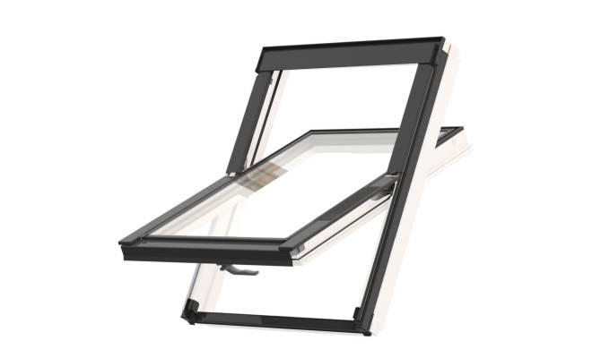 Výprodej - 81741 Střešní okno KEYLITE WF BW 01T 55x78 cm bílý rám 2-sklo Ug=1,0