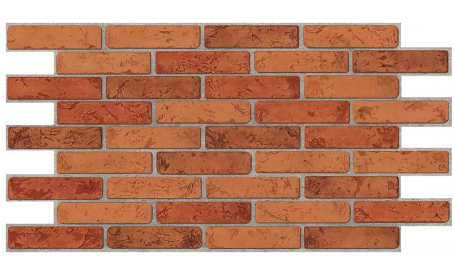 Výprodej - 69382 Obklad 3D PVC omývatelný cihla přírodní  980 x 480 cm