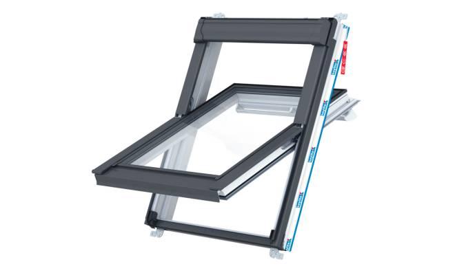 Výprodej - 98009 Střešní okno POLAR PVC PCP02 ATG 55x98cm 3-sklo Ug=0,8