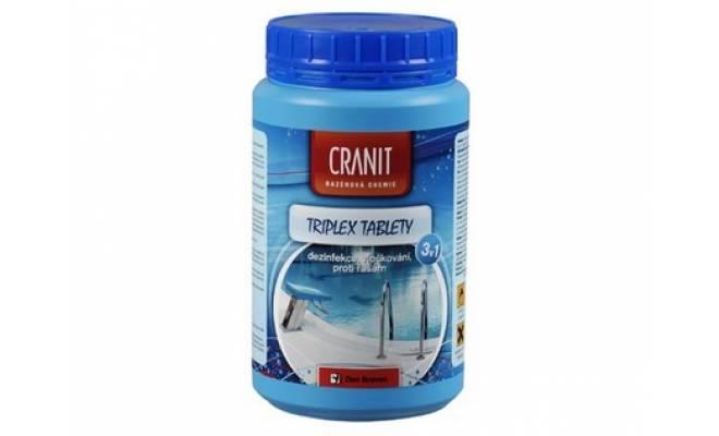 Cranit Triplex tablety - dezinfekce, proti řasám, vločkování  namodralá   dóza  1 kg