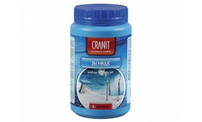 Cranit pH minus - snižuje hodnotu pH  namodralá   dóza  1,5 kg