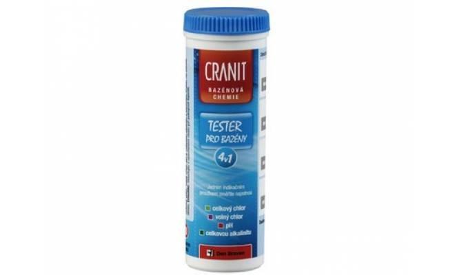 Cranit Tester pro bazény 4 v 1  namodralá   blistr  1 balení